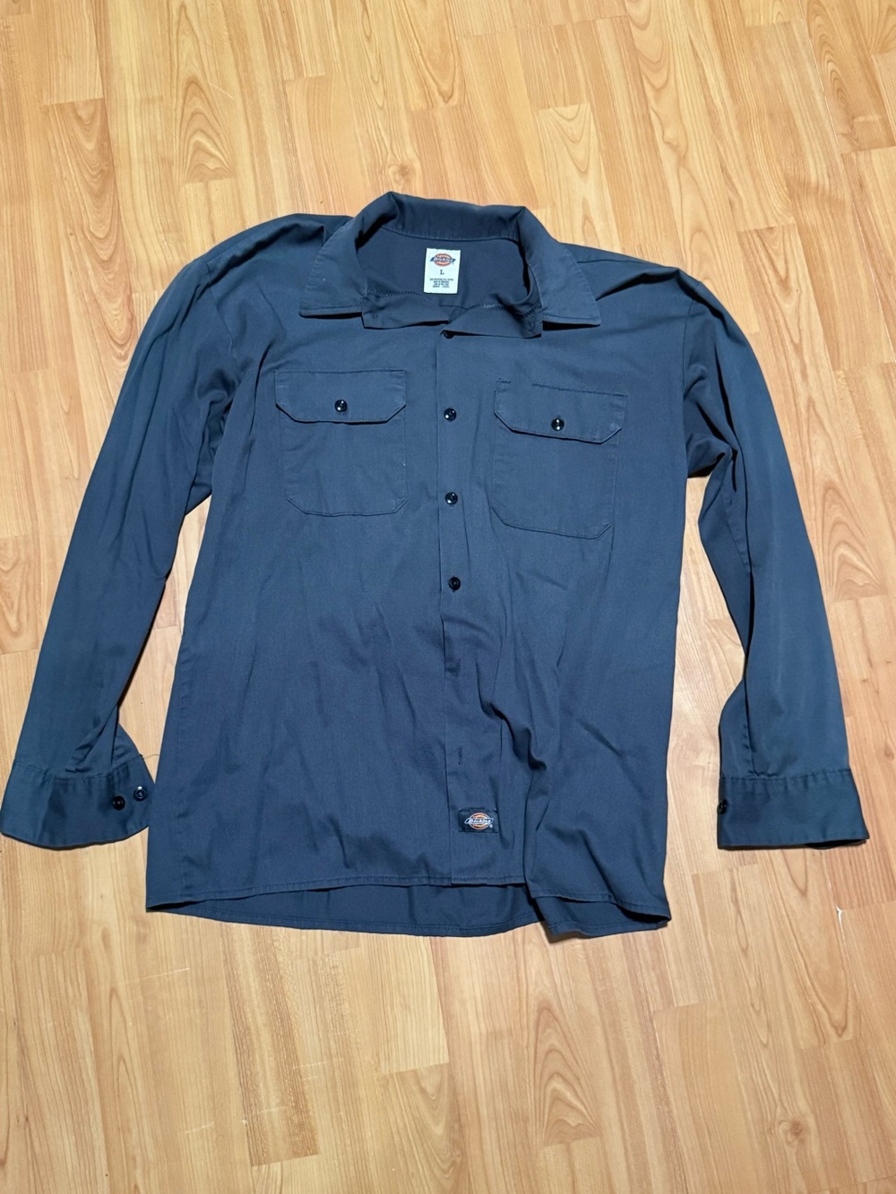 Dickies Men's Dark Navy Button-Front Shirt Jacket